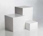 Studio Sitzwürfel Set 3-tlg. weiß lackiert