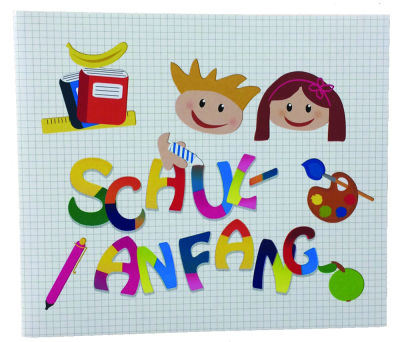 Bildmappe für Schul- und Kindergartenfotos 25 Stck. "Schulanfang"