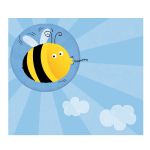 Bildmappe für Schul- und Kindergartenfotos 25 Stck. "Biene"