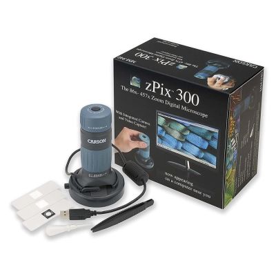 Carson Digitales USB Mikroskop ZPIX 300 86-457x mit Rekorder