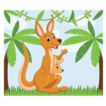 Bildmappe für Schul- und Kindergartenfotos 25 Stck. "Känguru"