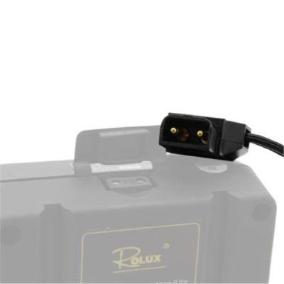 Rolux 4-Pins XLR Female Plug mit Male D-Tap RL-C5