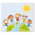 Bildmappe für Schul- und Kindergartenfotos 25 Stck. "Weltkugel"