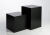 Studio Sitzwürfel Set 2-tlg. schwarz lackiert