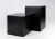 Studio Sitzwürfel Set 2-tlg. schwarz lackiert