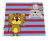 Bildmappe für Schul- und Kindergartenfotos 25 Stck. "Katze/Fledermaus"