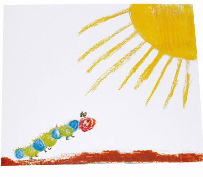 Bildmappe für Schul- und Kindergartenfotos 25 Stck. "Raupe/Schmetterling"
